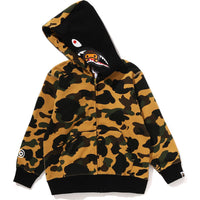 1ST CAMO MILO SHARK ZIP HOODIE KIDS