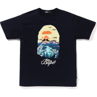 MR. BATHING APE HEAD WIDE TEE MENS