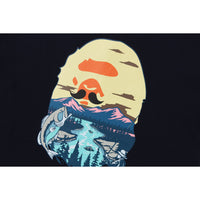 MR. BATHING APE HEAD WIDE TEE MENS