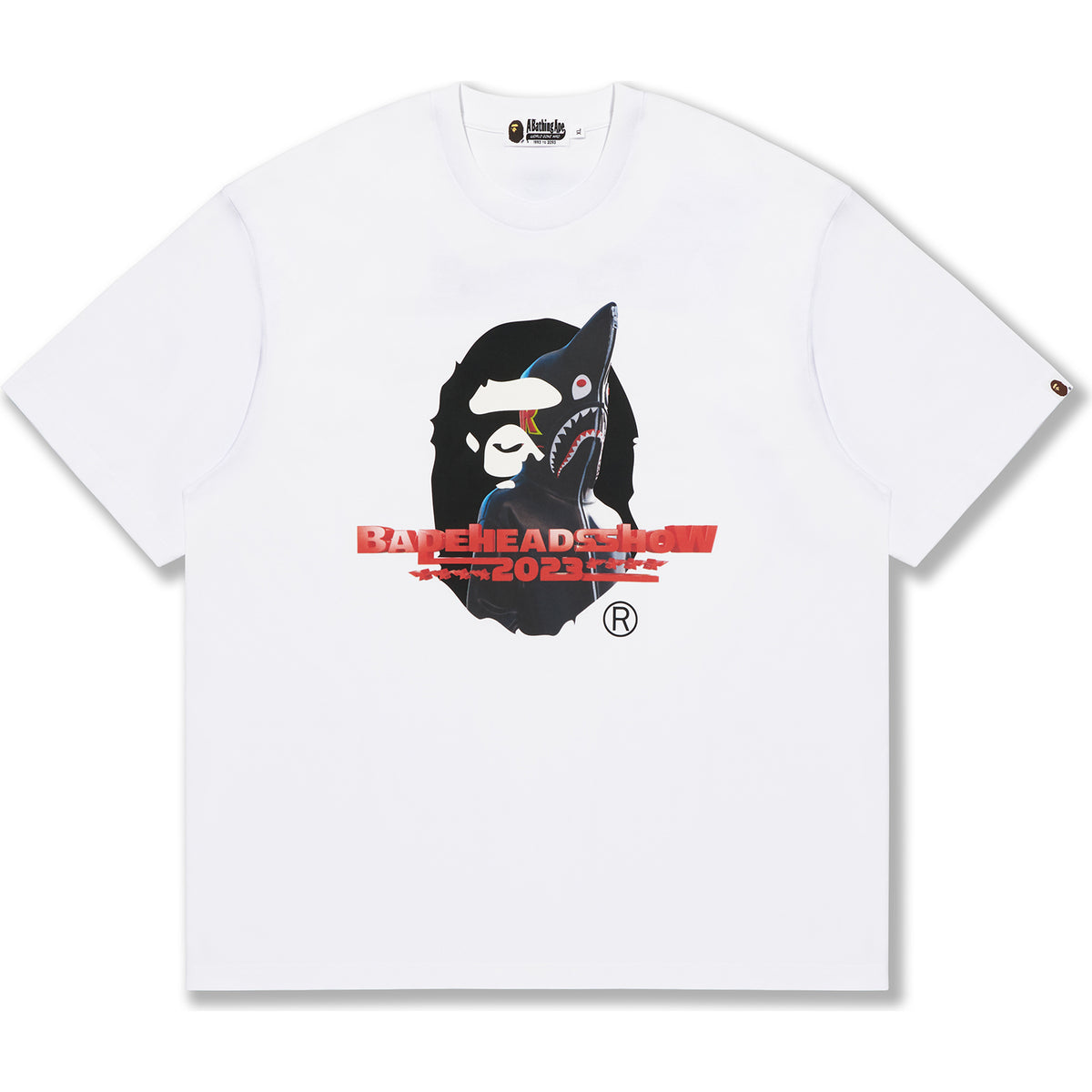 BAPE HEADS SHOW BAPE RELAXED FIT TEE MENS
