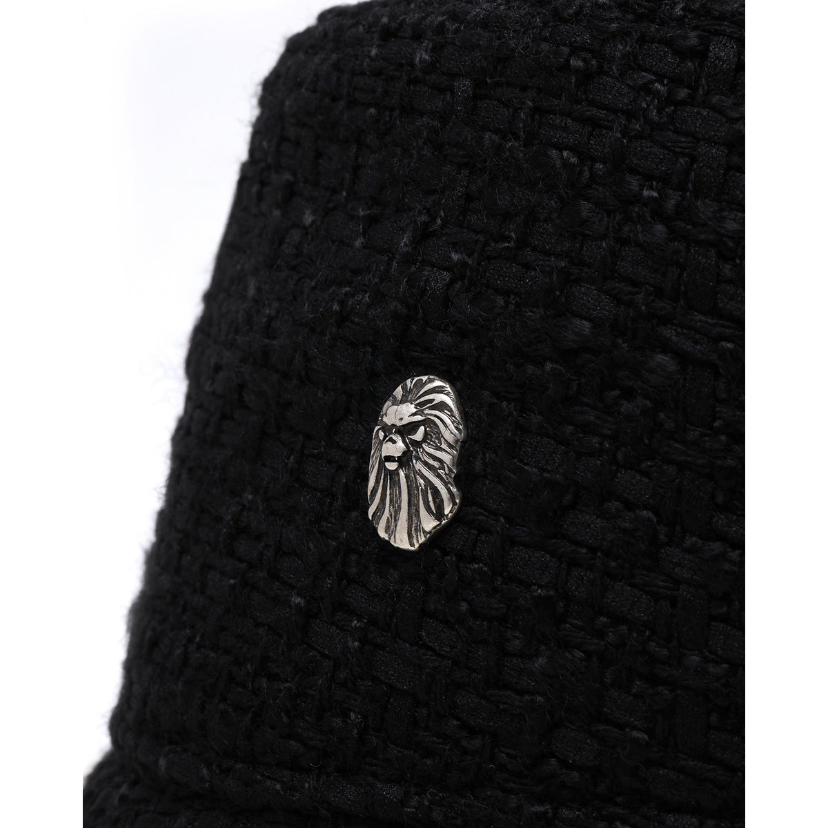 BAPE BLACK X NEW ERA LOGO TWEED HAT MENS