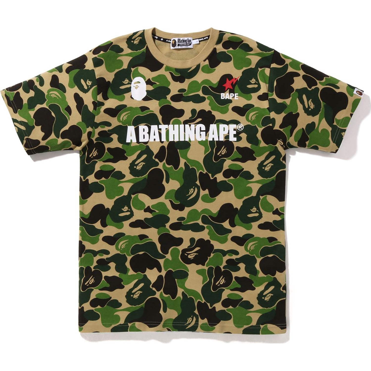 BIG ABC CAMO A BATHING APE TEE MENS – us.bape.com