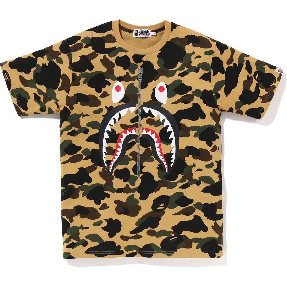 1ST CAMO SHARK TEE MENS