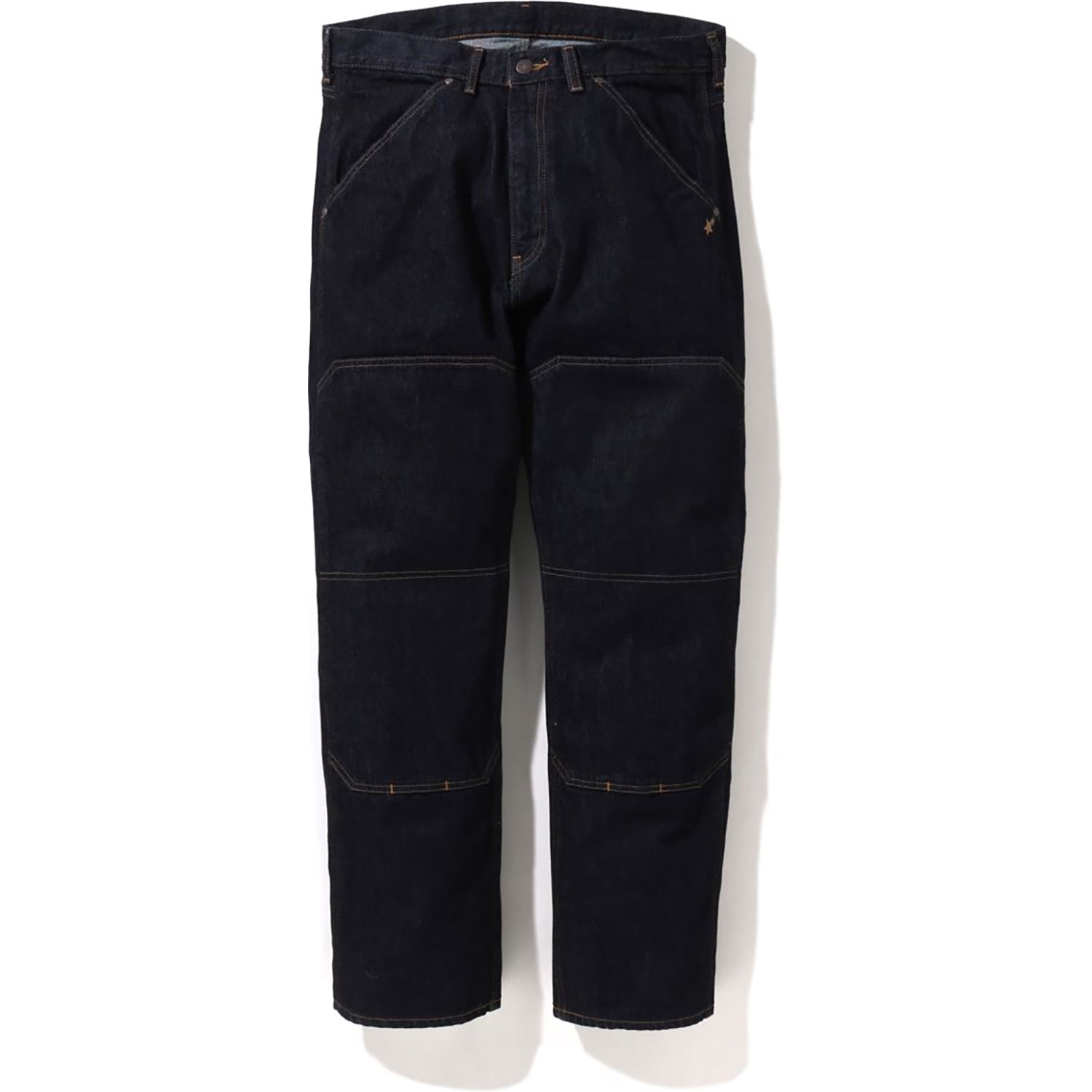 DOUBLE KNEE LOOSE FIT DENIM PANTS MENS – us.bape.com