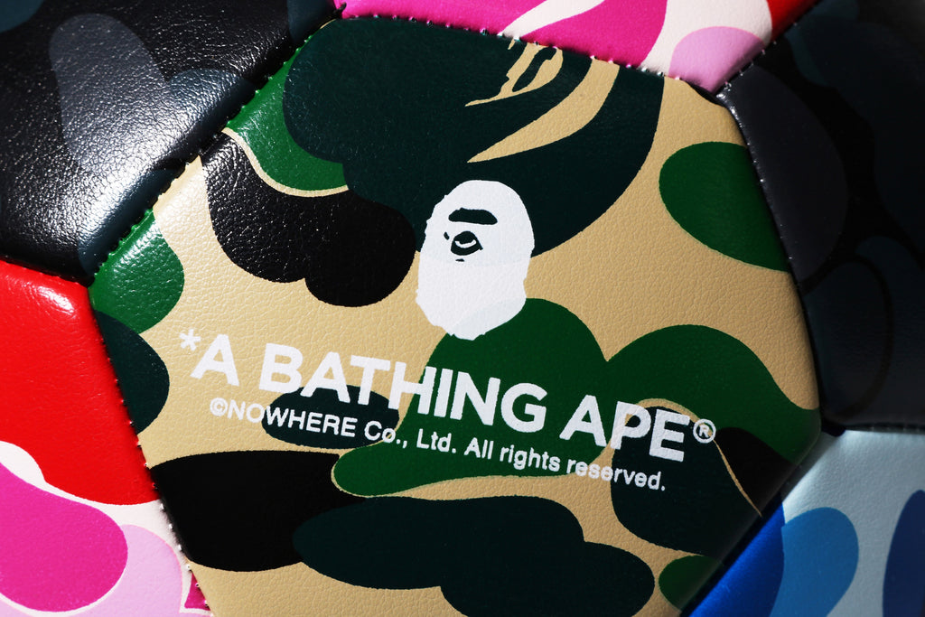 A BATHING APE ABC CAMO SOCCER BALL