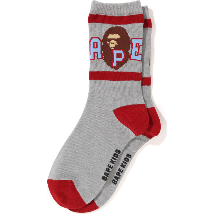 APE HEAD LINE RIB SOCKS KIDS