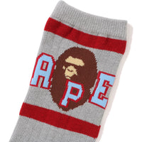 APE HEAD LINE RIB SOCKS KIDS