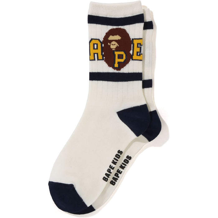 APE HEAD LINE RIB SOCKS KIDS