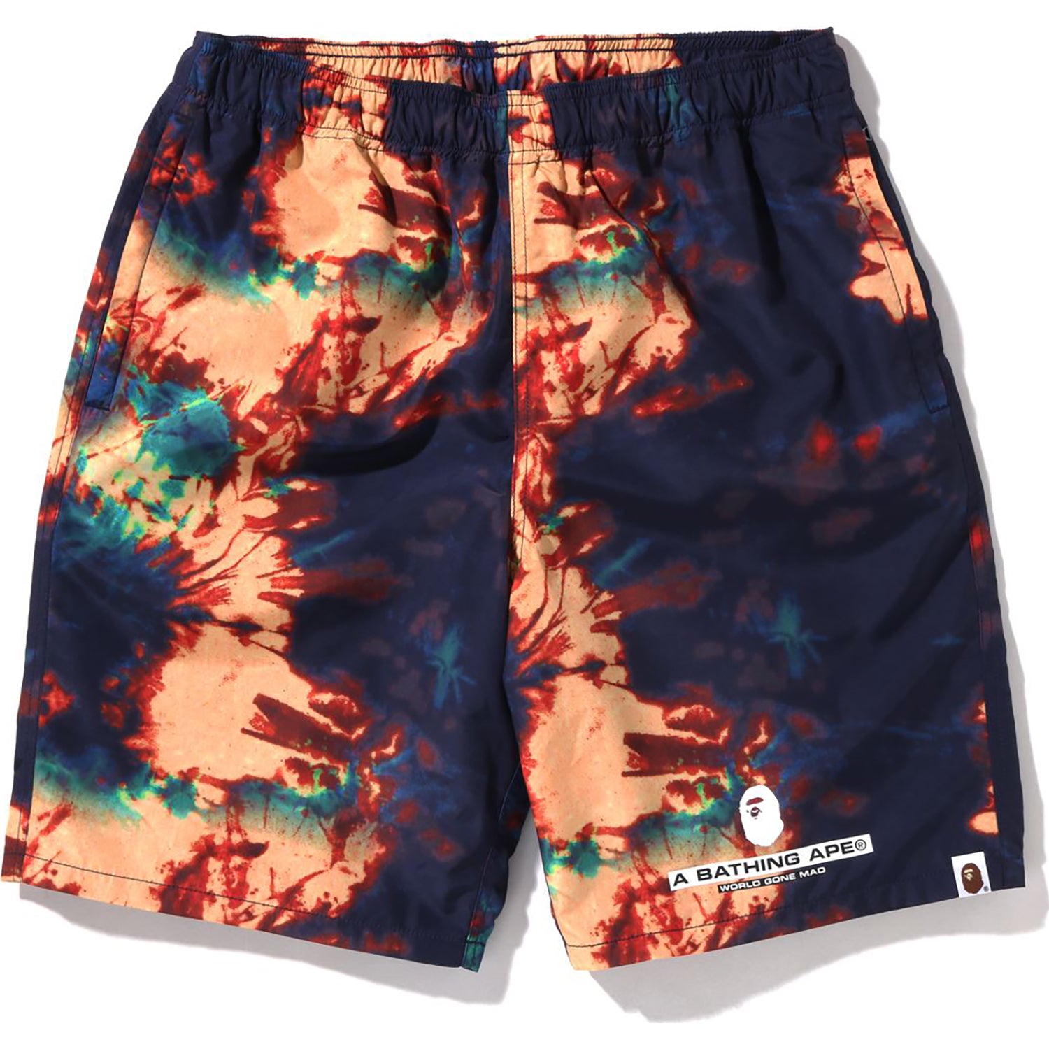 TIE DYE BEACH SHORTS MENS