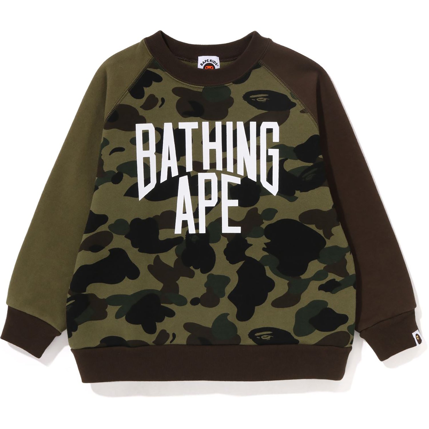 BAPE 1st Camo College Half hotsell Crewneck