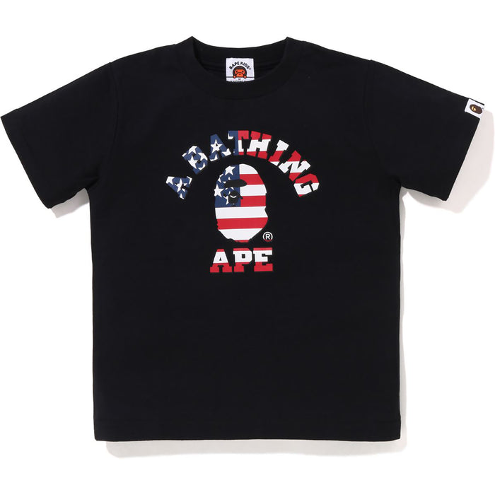 BAPE US LIMITED COLLECTION COLLEGE TEE KIDS