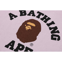 BAPE MENS PIGMENT COLLEGE T-SHIRT