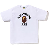 BAPE MENS PIGMENT COLLEGE T-SHIRT