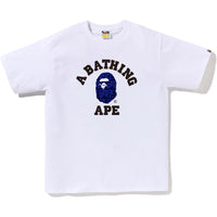 BAPE LOGO MONOGRAM COLLEGE TEE MENS