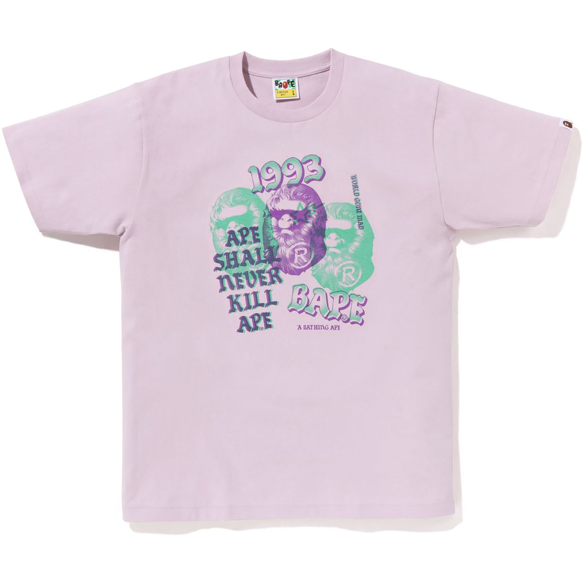 PIGMENT THREE APE HEAD TEE MENS