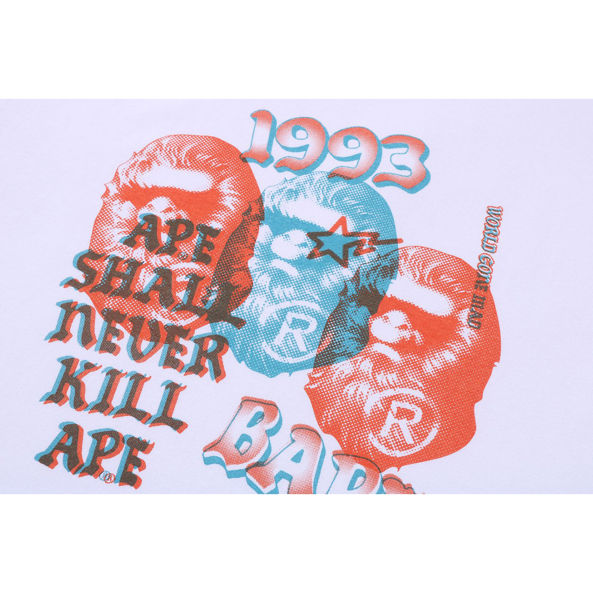 PIGMENT THREE APE HEAD TEE MENS