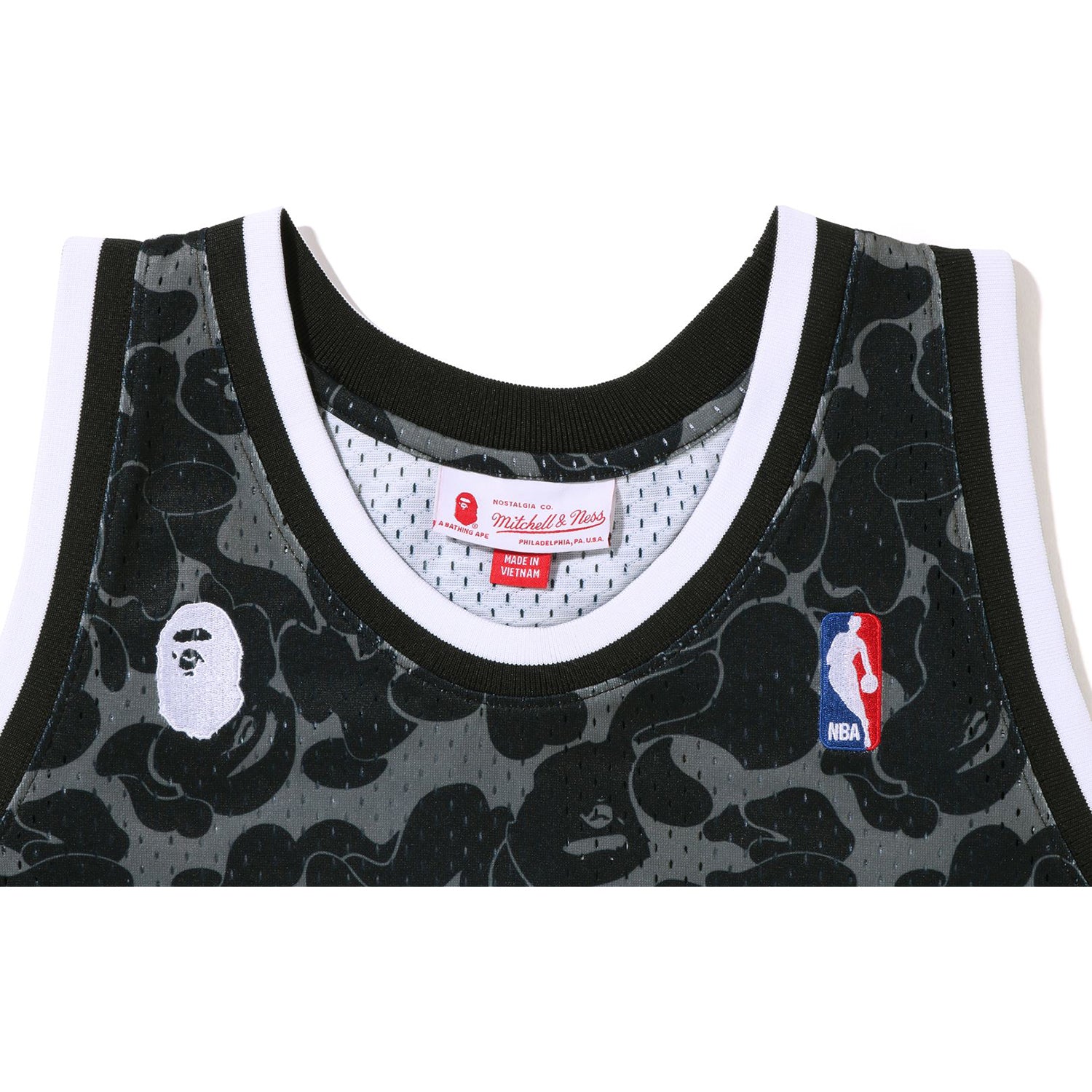 BAPE X MITCHELL & NESS BROOKLYN NETS JERSEY TANK TOP MENS – us