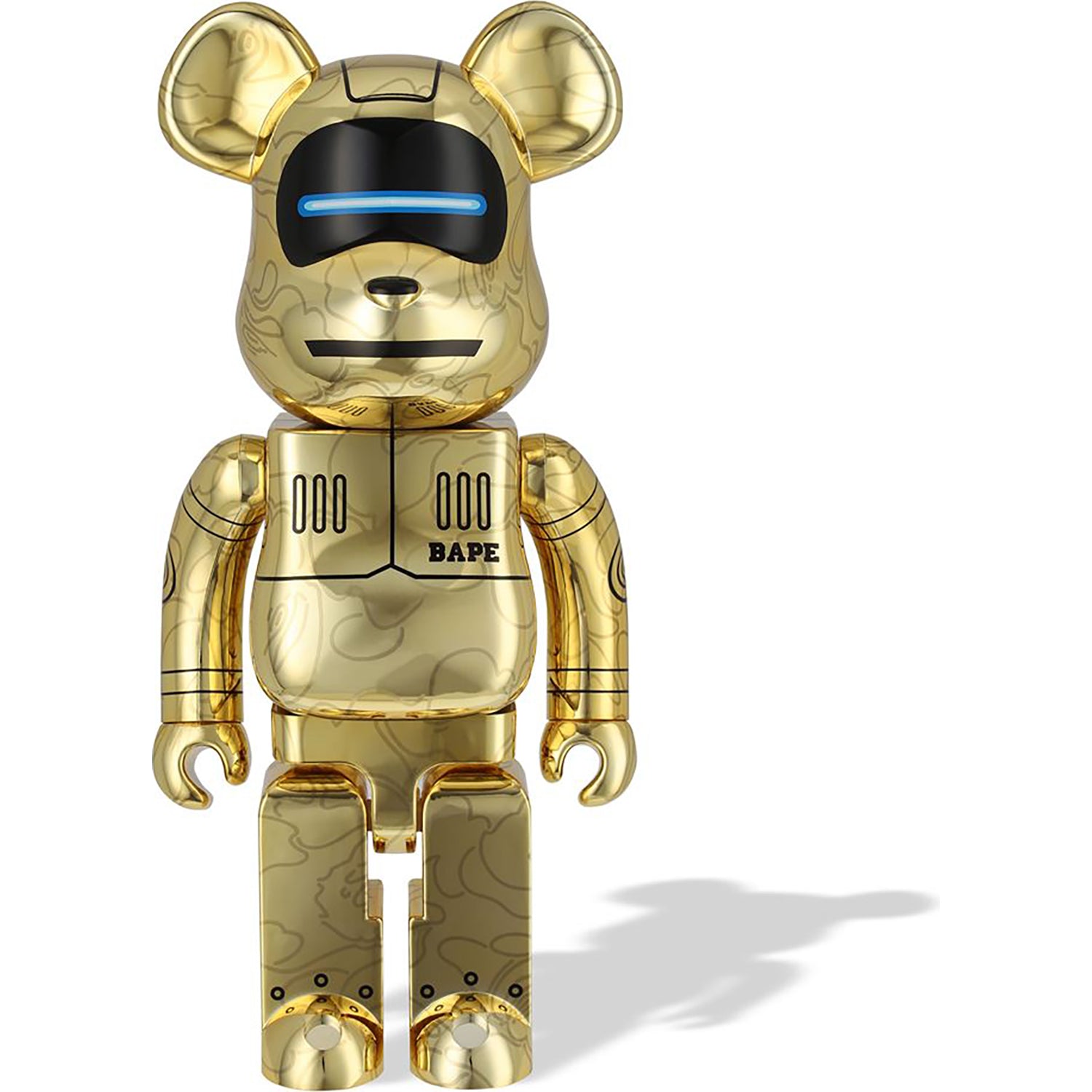 BABY MILO X HAJIME SORAYAMA X BE@RBRICK GOLD 1000 