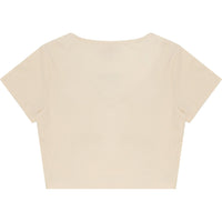 APEE HERT SHAPE METAL RING CROP TOP LADIES