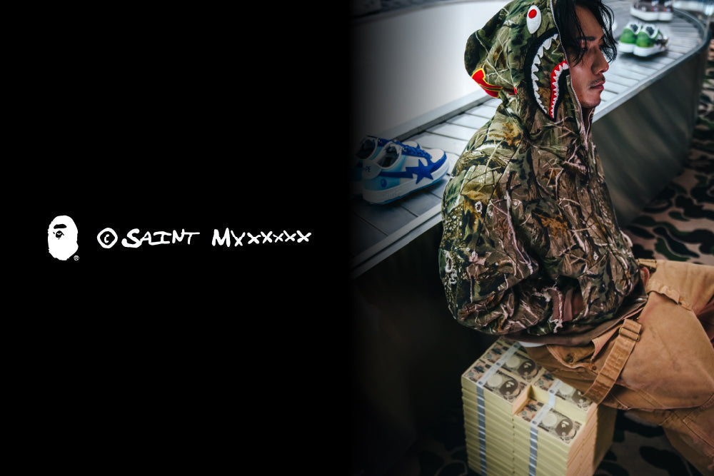 A BATHING APE® x ©SAINT MXXXXXX – us.bape.com