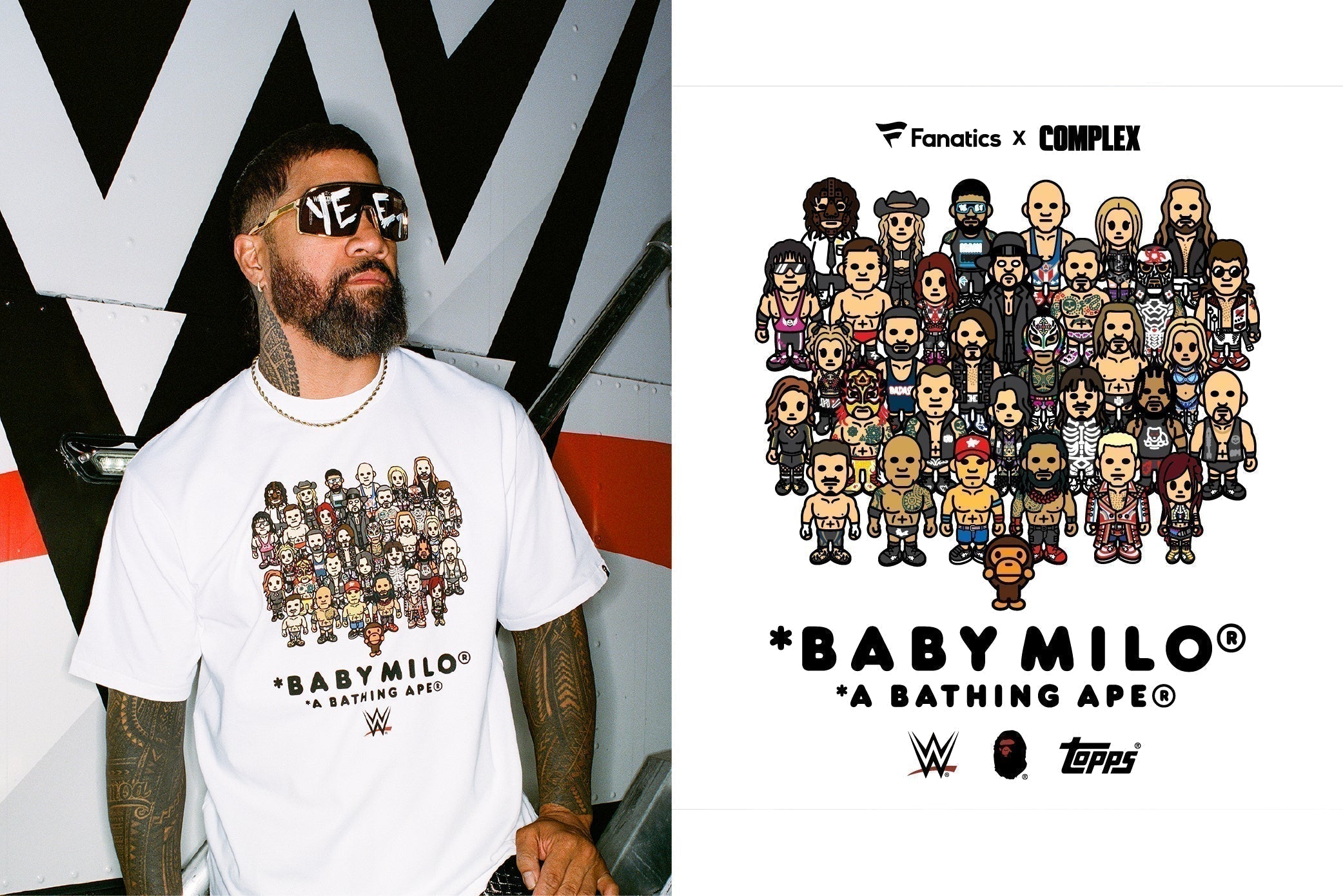 WWE x BAPE® x TOPPS COLLECTION