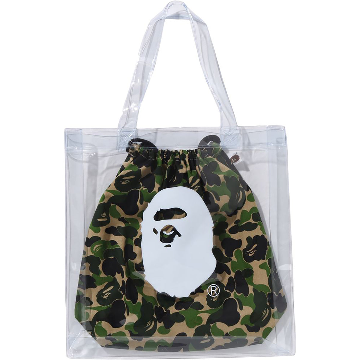 ABC CAMO CLEAR TOTE BAG MENS