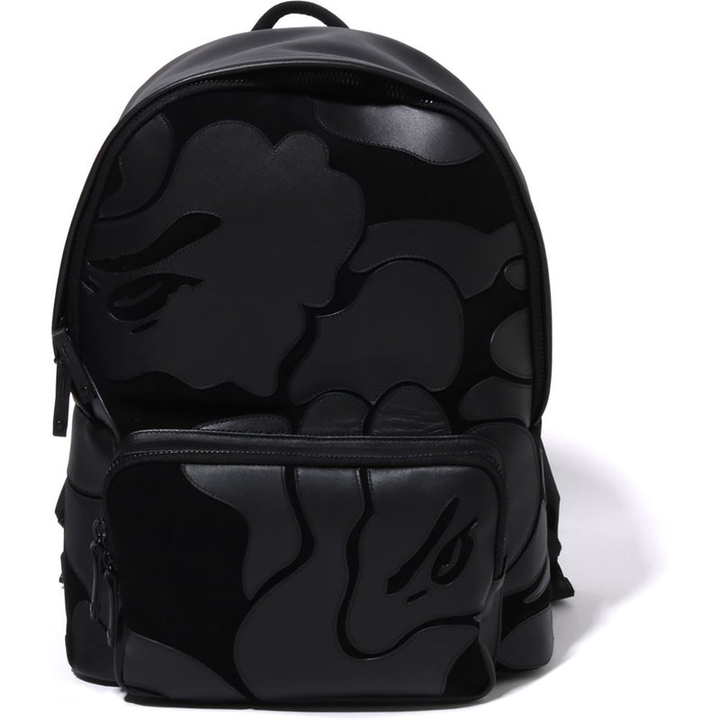 CAMO PATCH LEATHER DAYPACK MENS