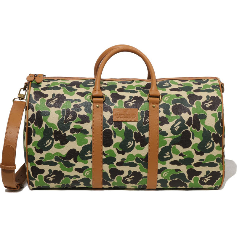 ABC CAMO PU OSTRICH BOSTON BAG MENS