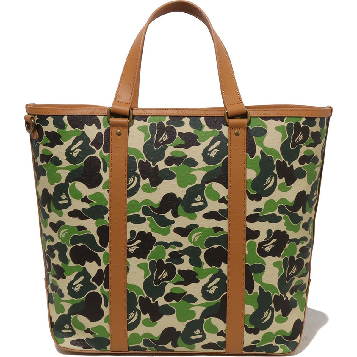 ABC CAMO PU OSTRICH TOTE BAG MENS