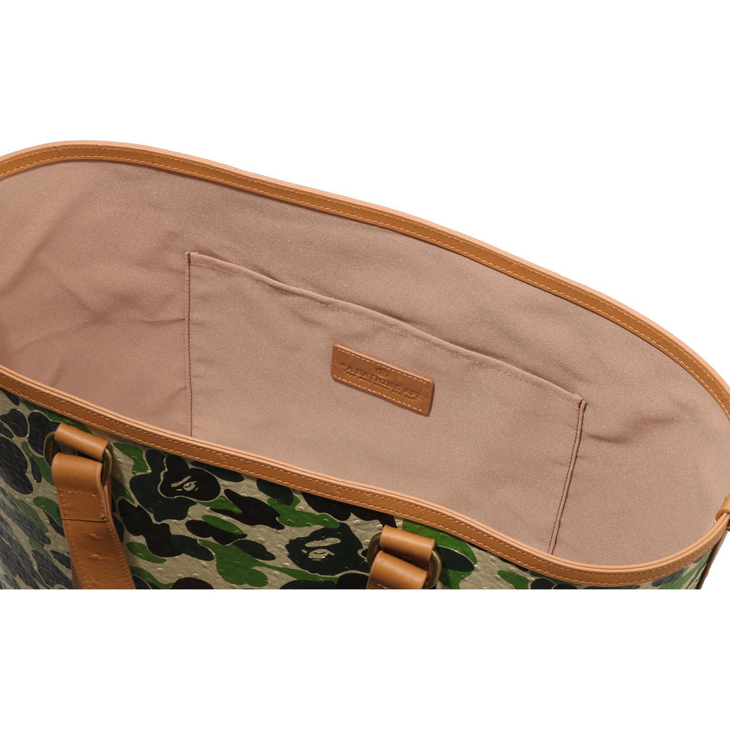 ABC CAMO PU OSTRICH TOTE BAG MENS