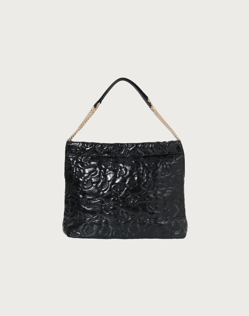 CAMO QUILTING CHAIN HANDLE TOTE BAG LADIES