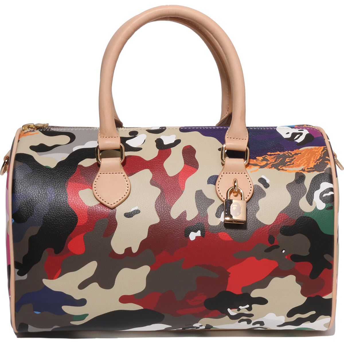 HYBRID CAMO MEDIUM BOSTON BAG LADIES
