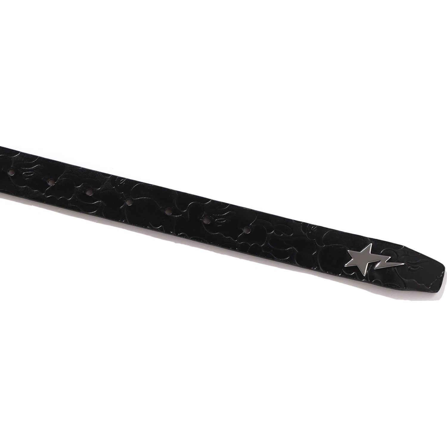 NEON CAMO NARROW LEATHER BELT MENS – us.bape.com