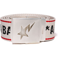 A BATHING APE LOGO BELT MENS