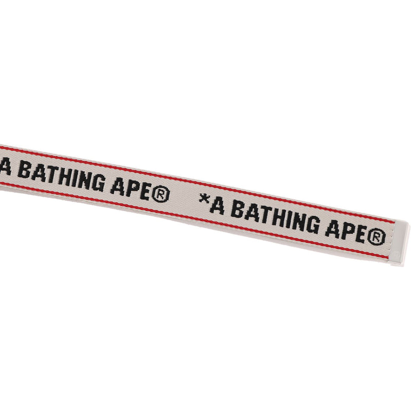 A BATHING APE LOGO BELT MENS