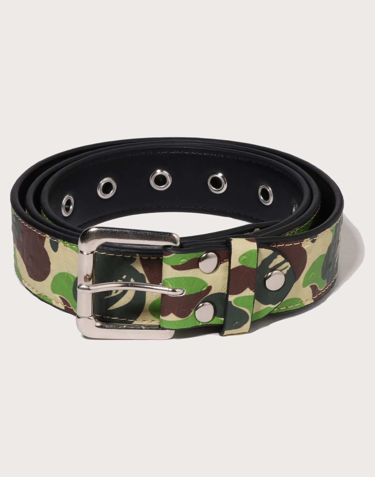 ABC CAMO PU OSTRICH BELT MENS