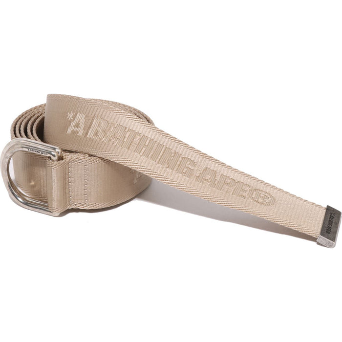 BATHING APE LOGO JACQUARD NYLON BELT MENS