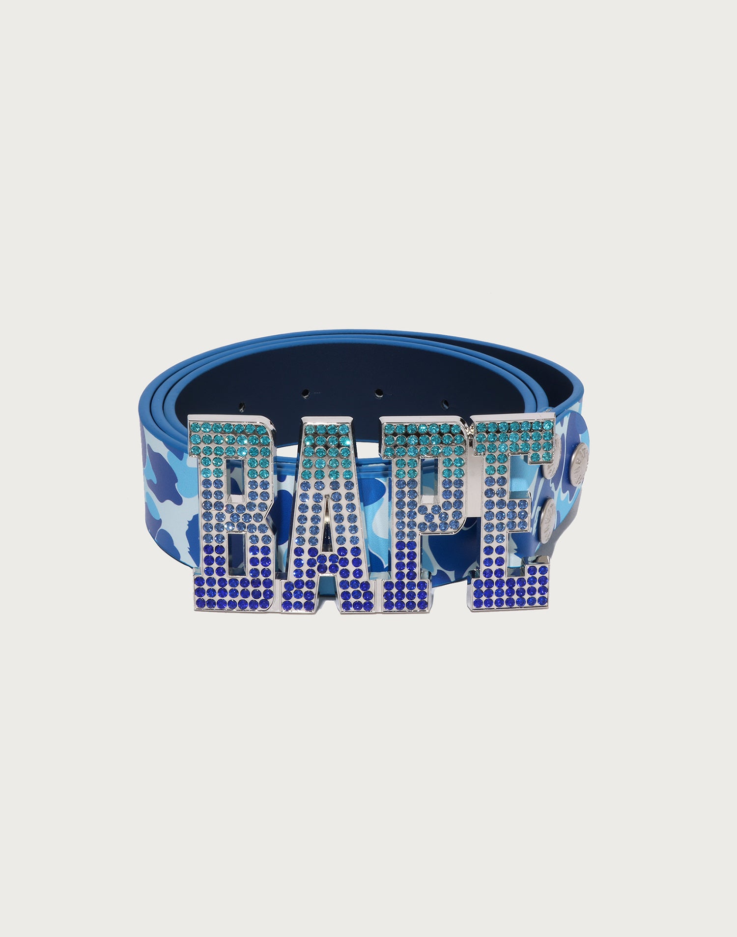 ABC CAMO BAPE LEATHER BELT MENS