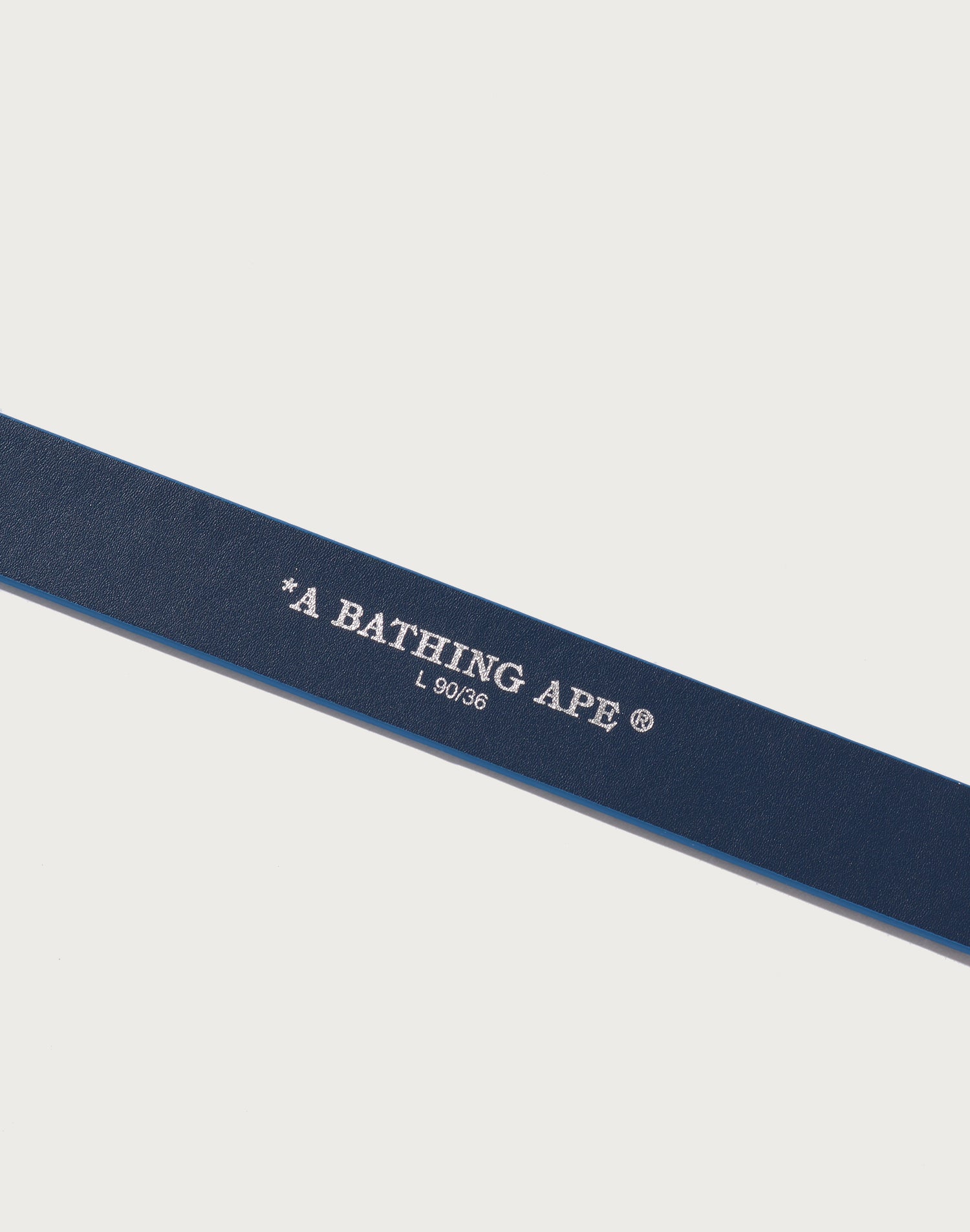 ABC CAMO BAPE LEATHER BELT MENS