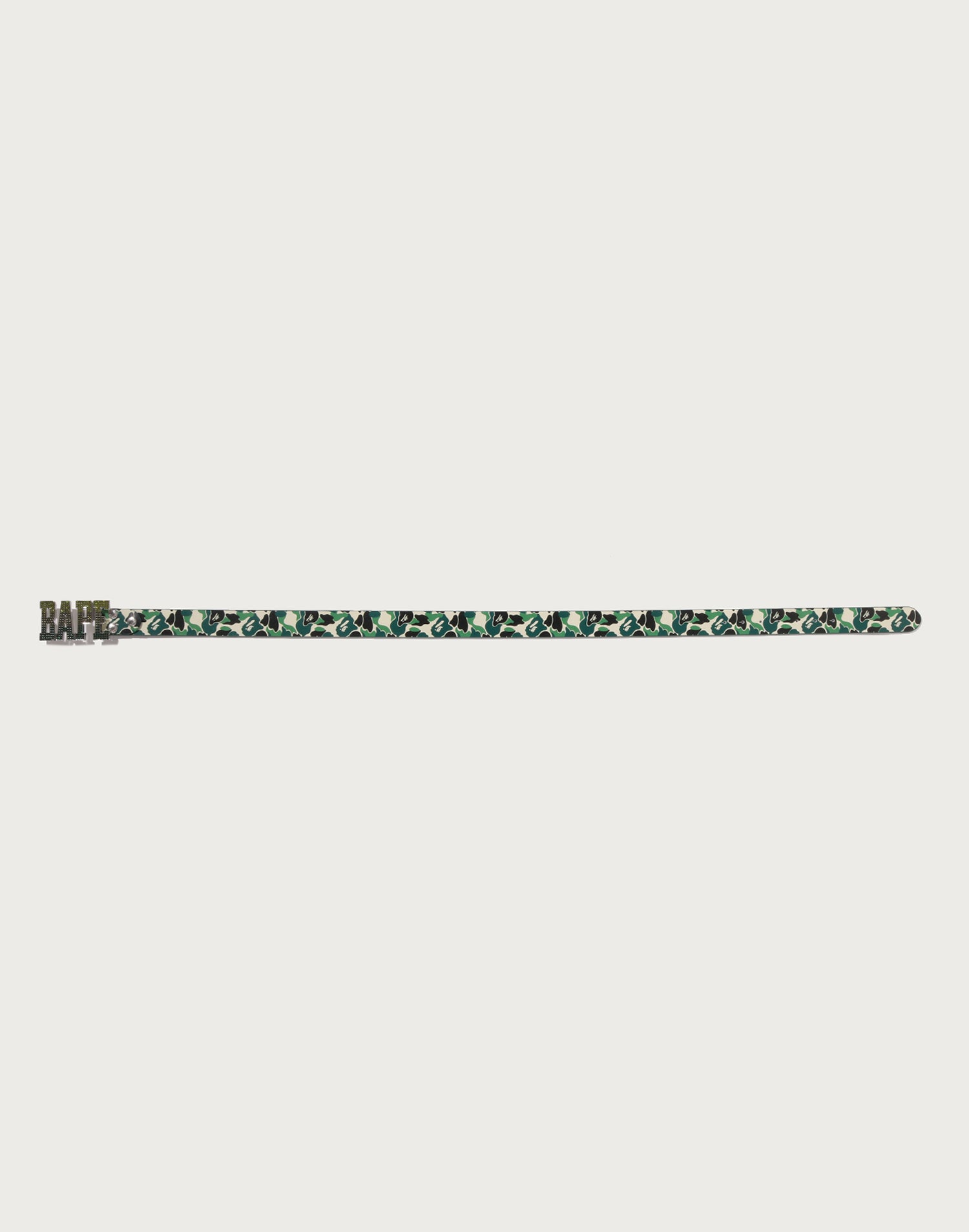 ABC CAMO BAPE LEATHER BELT MENS