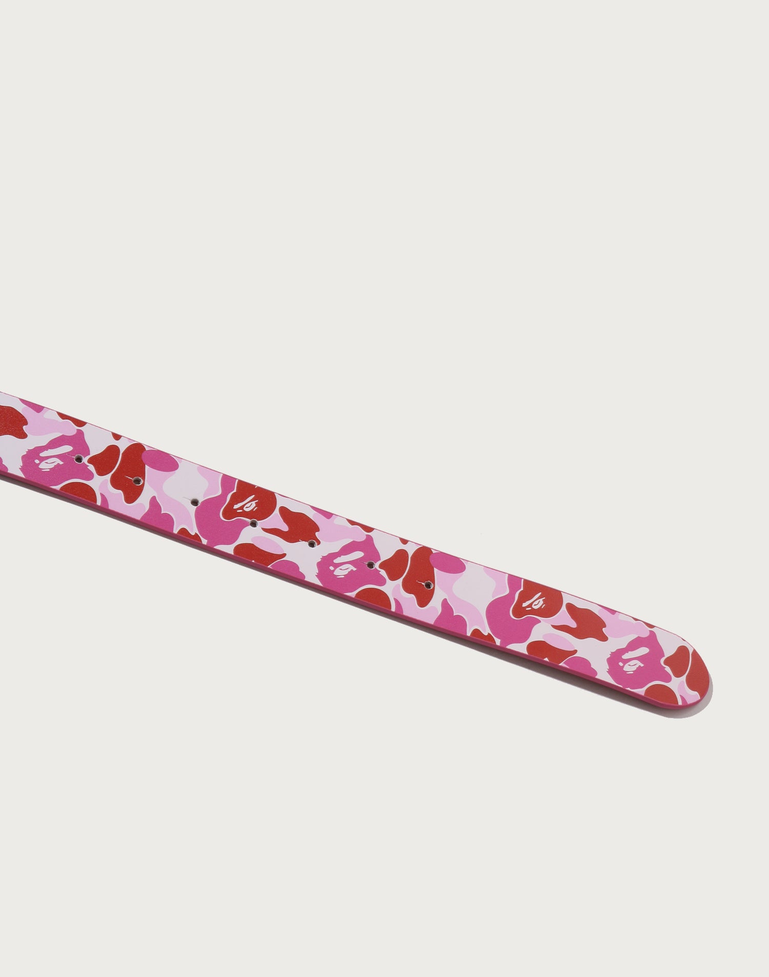 ABC CAMO BAPE LEATHER BELT MENS