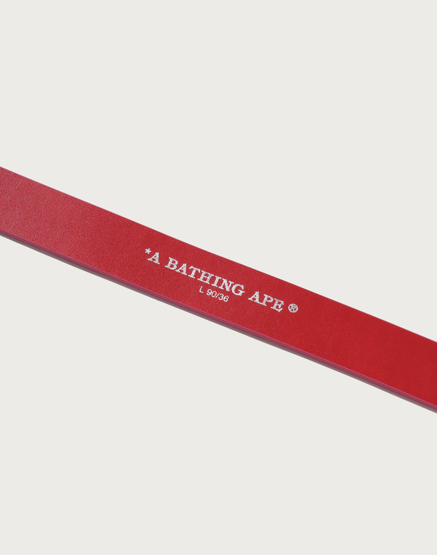ABC CAMO BAPE LEATHER BELT MENS