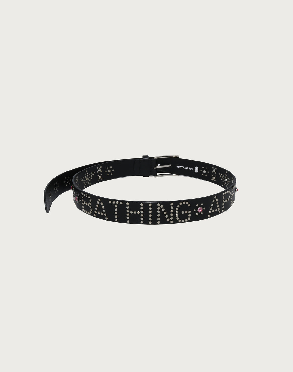 MULTI LOGO LEATHER BELT LADIES