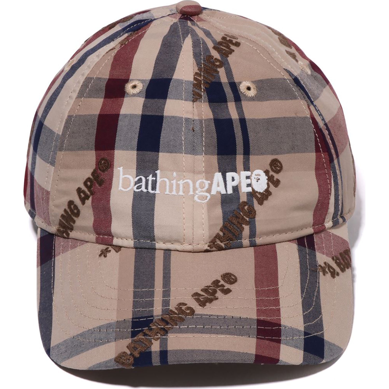 A BATHING APE LOGO CHECK PATTERN CAP – us.bape.com