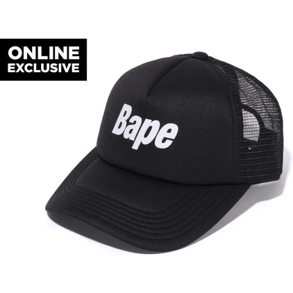 BAPE LOGO MESH CAP M BAPEC MENS