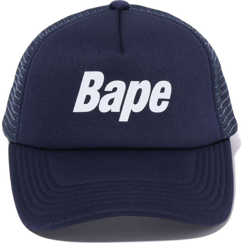 BAPE LOGO MESH CAP M BAPEC MENS