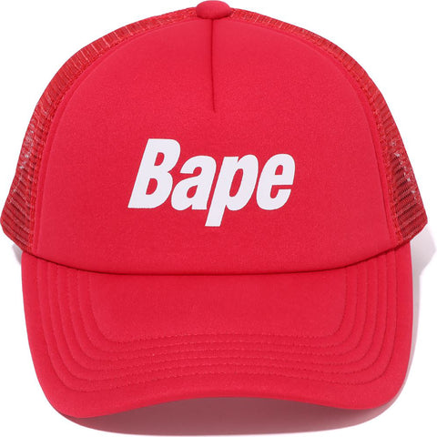 BAPE LOGO MESH CAP M BAPEC MENS