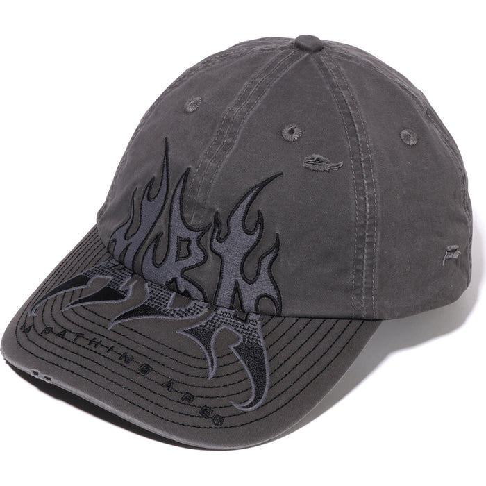 HEAVY WASH EMBROIDERY PATCH CAP MENS