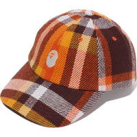 BAPE CHECK PANEL CAP MENS