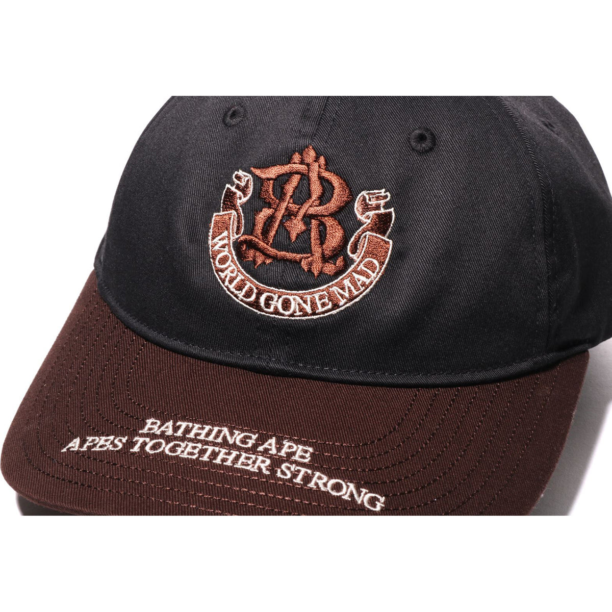 CONTRAST PANEL COLLEGE CAP MENS